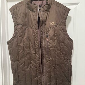 Men's Brown Quilted Vest